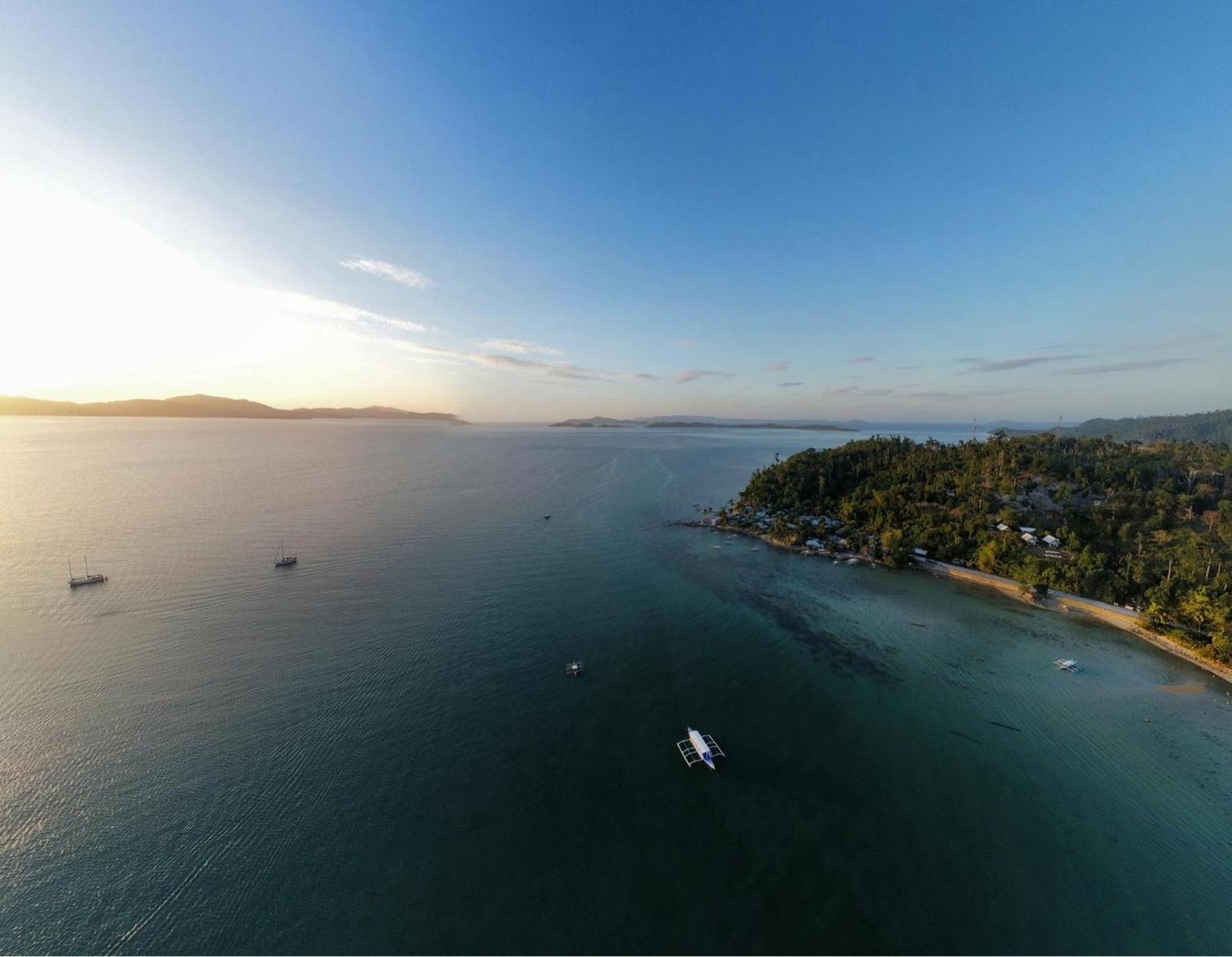 Port Barton - Paradiso Azul Campsite Beachfront With Internet San Vicente  Dış mekan fotoğraf